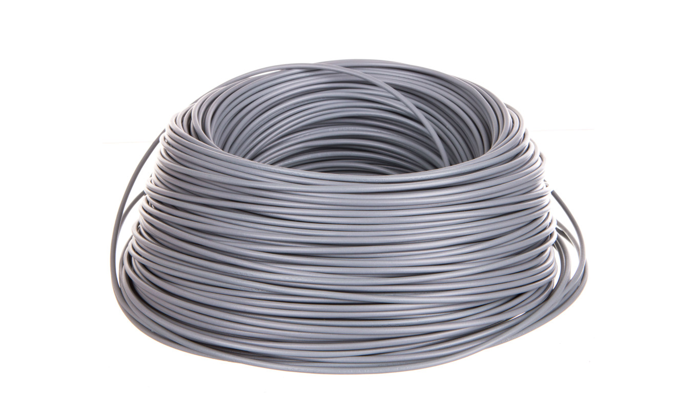 Przewód instalacyjny H05V-K 0,5 szary 29087 /100m/