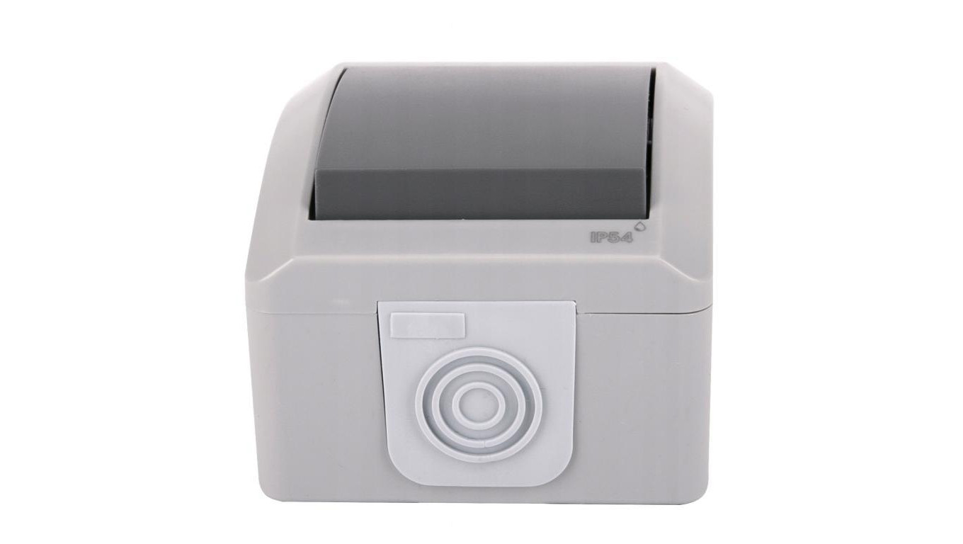 WŁĄCZNIK ŚWIATŁA NATYNKOWY ŁĄCZNIK POJEDYNCZY DO ŚWIATŁA IP54 NORA 4/M/21550010203