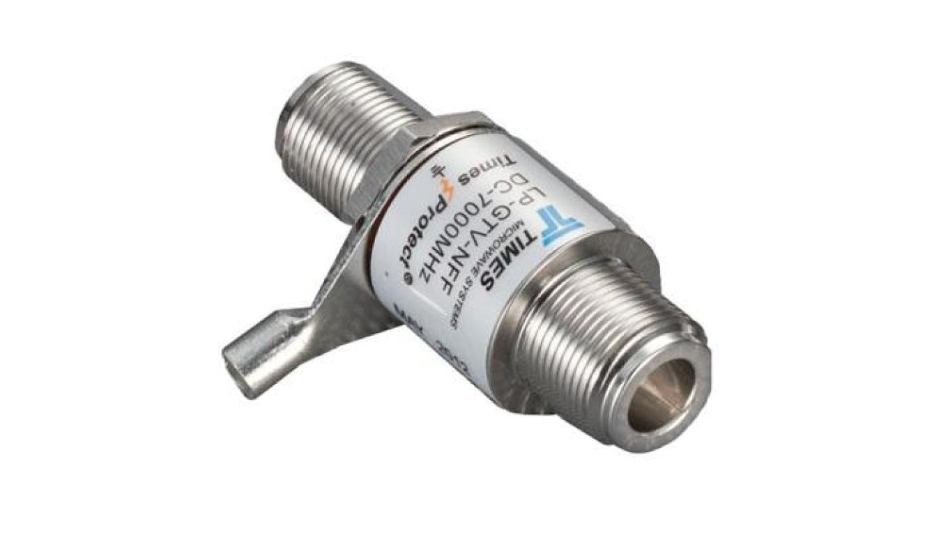 Ograniczniki przepięć LP-GTV-NFF przeznaczony sa do ochrony systemów radiowych w pasmie DC – 7 GHz