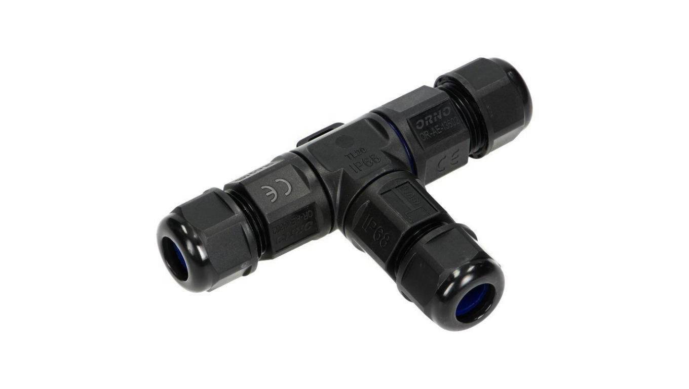 Orno Konektor kablowy trójnik T IP68, 3x4mm, 450V/25A
