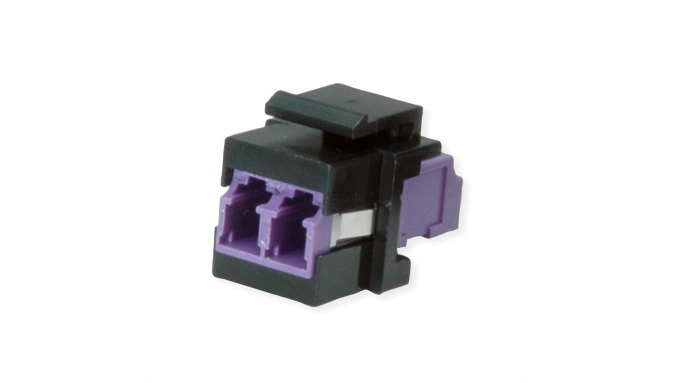 ROLINE Adapter Keystone LC/LC duplex, wielomodowy, OM4