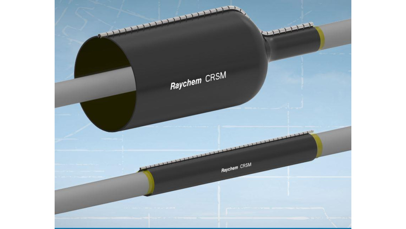 Opaska remontowa CRSM-84/20-1000 (1mb) z zapinką do naprawy powłoki zewnętrznej kabla SN - TE Raychem