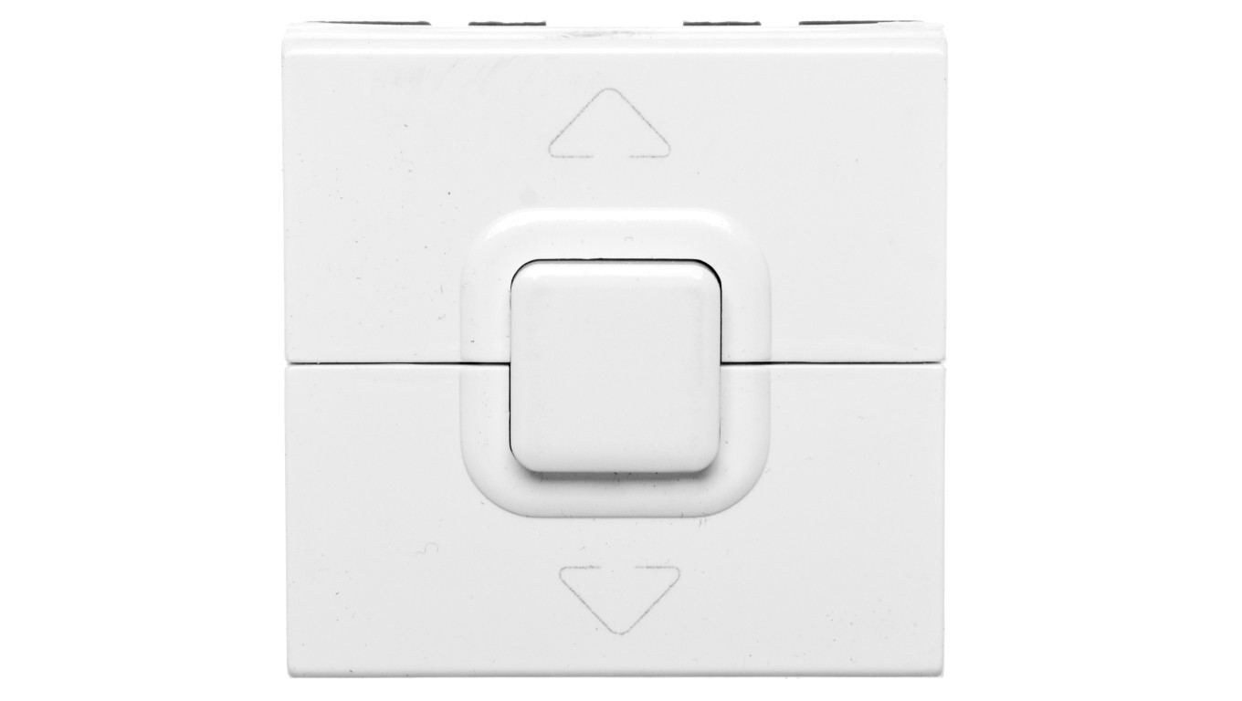 MOSAIC Przycisk żaluzjowy biały 077028