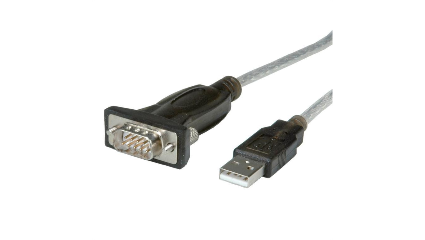 Kabel konwertera ROLINE USB - szeregowy, 1,8 m