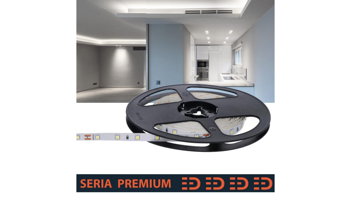 Taśma Premium 24V 60led 6000-7000K SMD2835 (5)