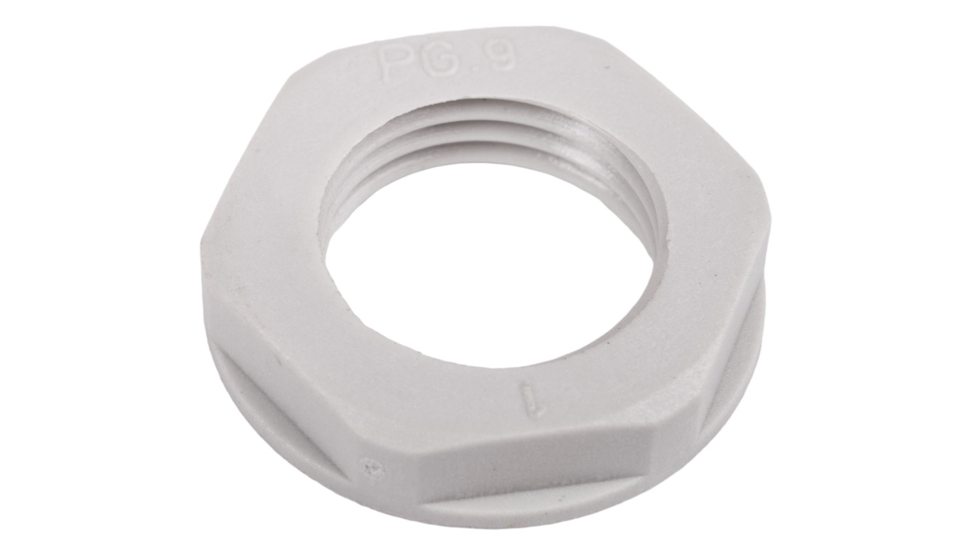 Nakrętka poliamidowa PG9 jasnoszara N 9/H E03DK-02010100201 /100szt./