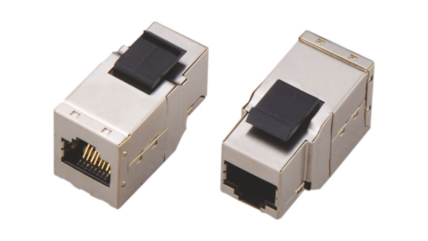 Łącznik RJ45-RJ45 do panela STP kat.6A ALANTEC WTM22