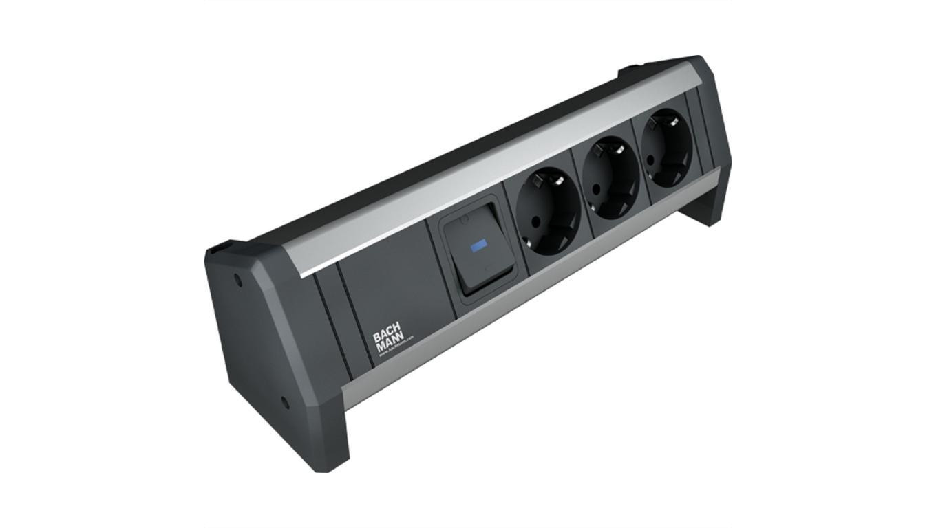 BACHMANN DESK 1xSwitch 3xCEE7/3