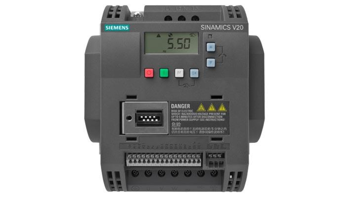 Falownik 3AC 400V 5,6A 2.2kW SINAMICS V20 6SL3210-5BE22-2UV1