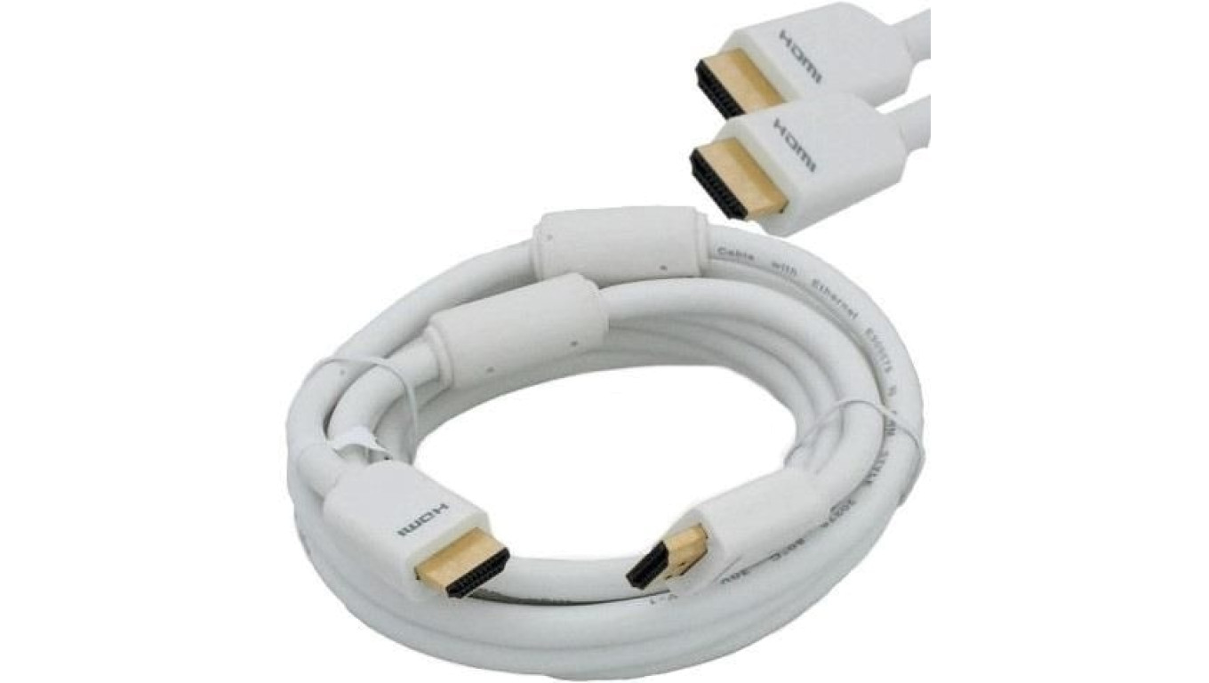 VITALCO HDK31 Kabel HDMI 1.4 High Speed Full HD 4K@24 biały 15m