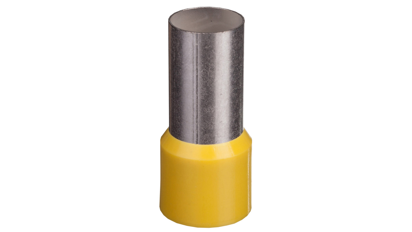Końcówka tulejkowa izolowana TI 70mm2/21mm żółta cynowana TI70L21x25 /25szt/