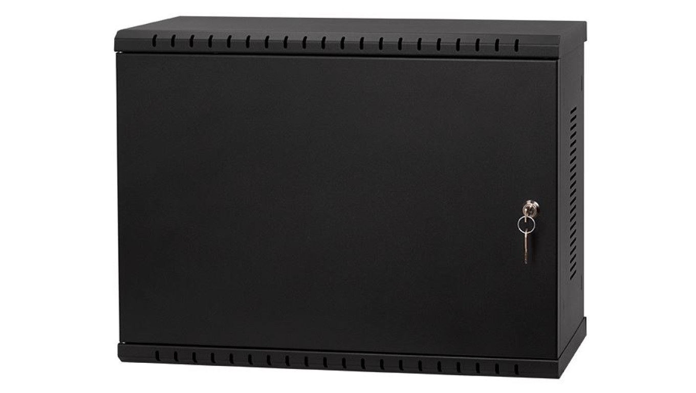 Szafa wisząca RACK 19 cali 3U 180mm CCTV CATV TPR czarna