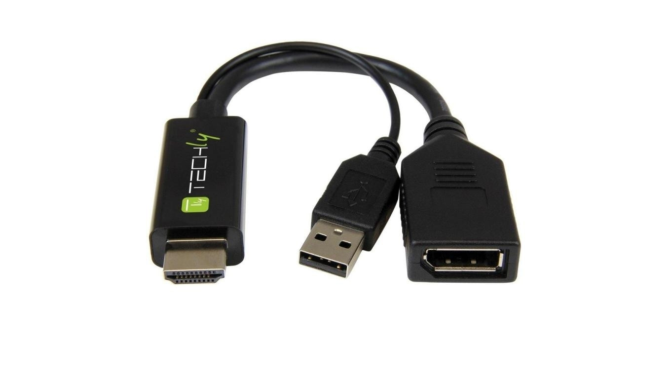 Adapter HDMI z Zasilaniem USB na DisplayPort 4K*60Hz