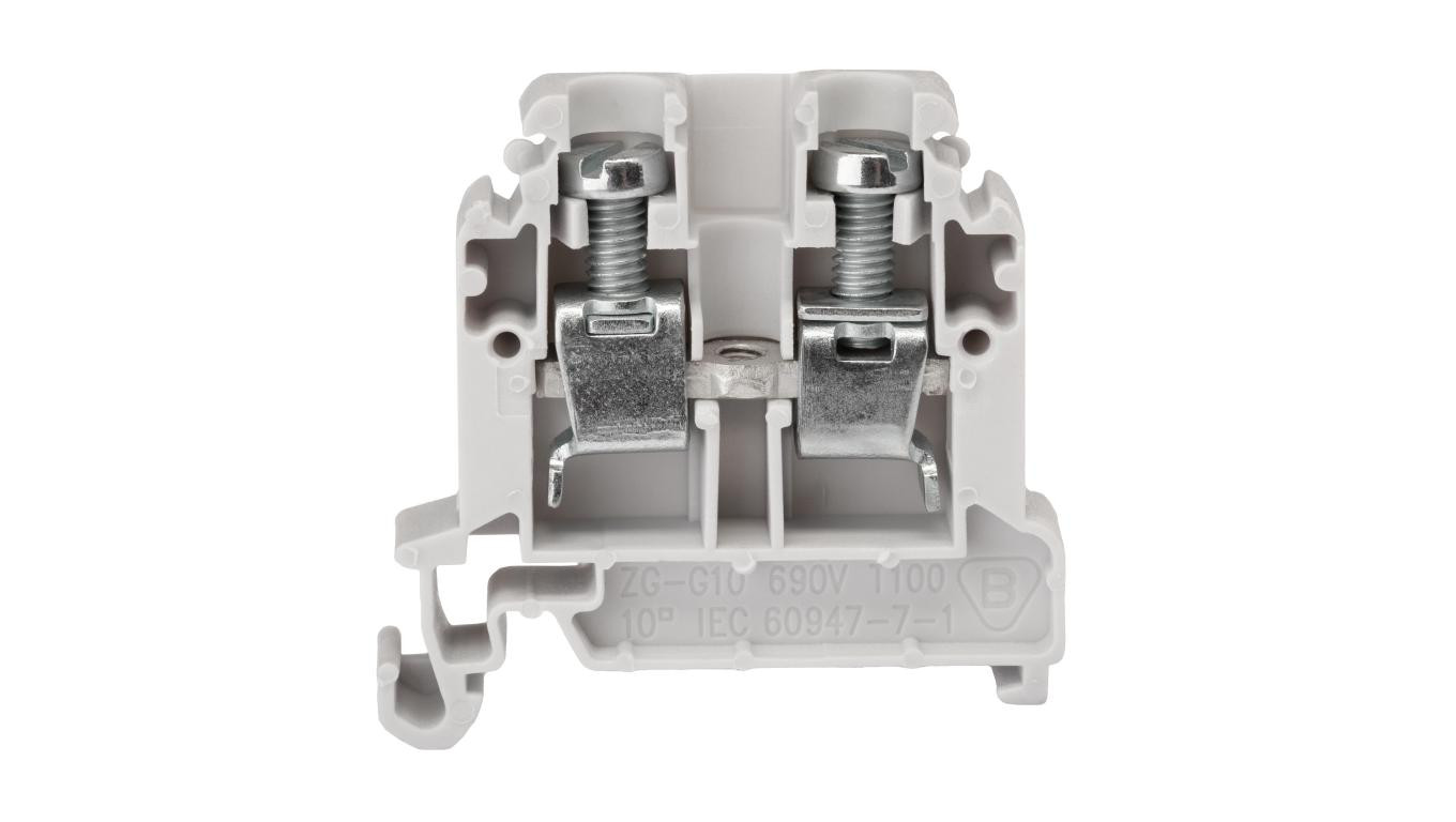 Złączka szynowa 0,5-10 mm2 szara ZG-G10 A11-8308