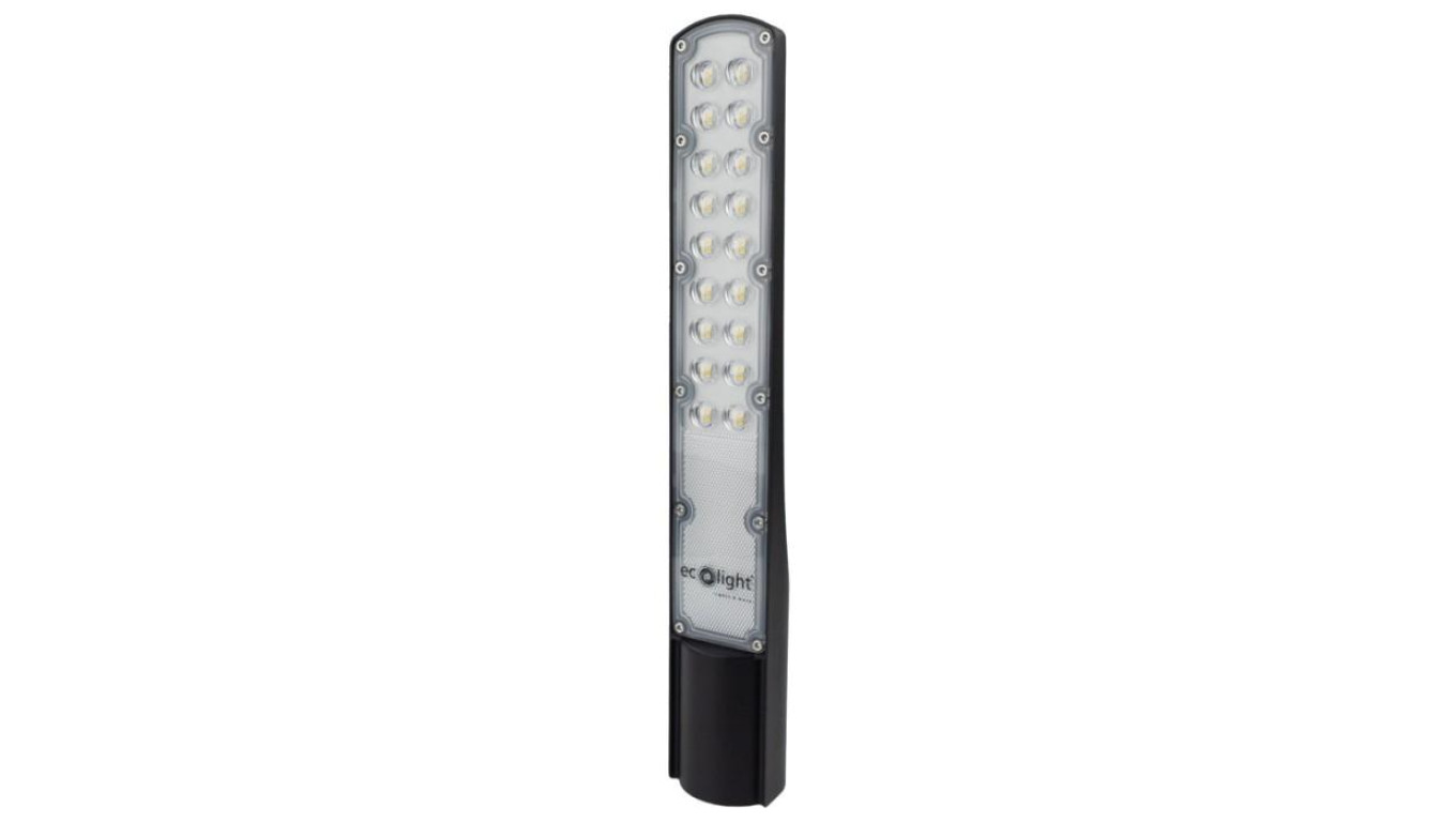 Oprawa Uliczna PREMIUM 50W 5000lm 5000K IP65 IK08 z czujnikiem zmierzchu czarny