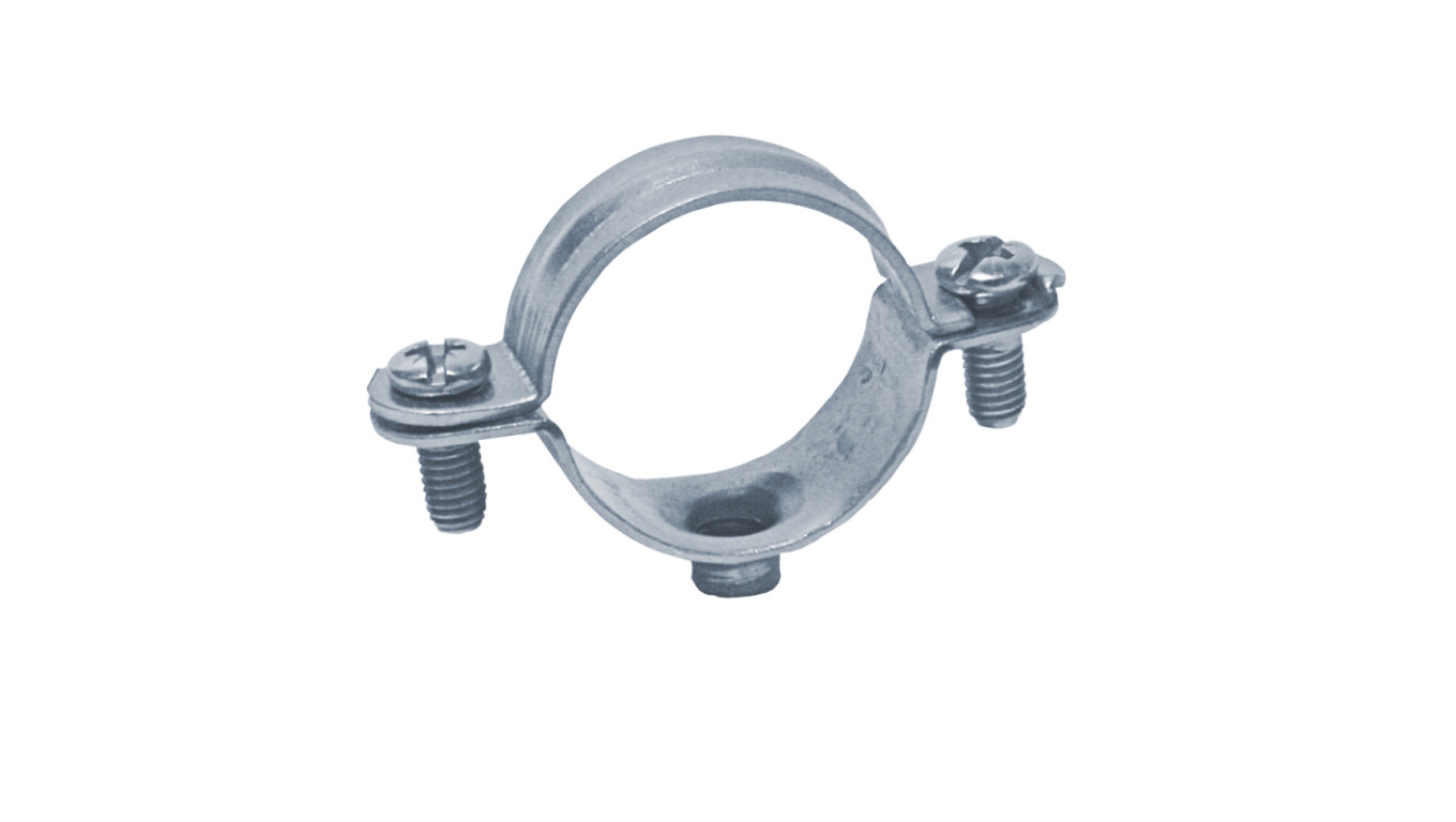 Metalowa obejma typ L 10mm do instalacji z aprobatą CNBOP E90 (100 szt.)