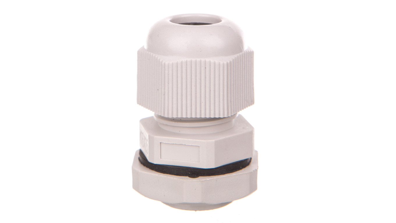 Dławnica kablowa M16x1,5 IP68 poliamidowa jasnoszara EM4717M