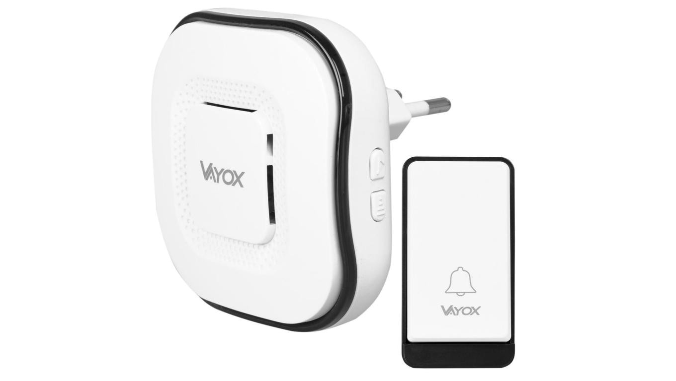 Dzwonek bezprzewodowy 110-240V / przycisk kinetyczny VA0242 Vayox
