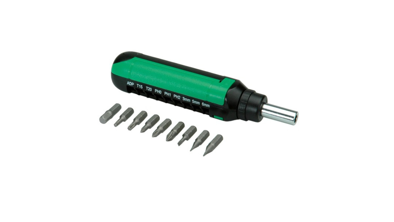 VALUE Śrubokręt z zestawem bitów 15 w 1