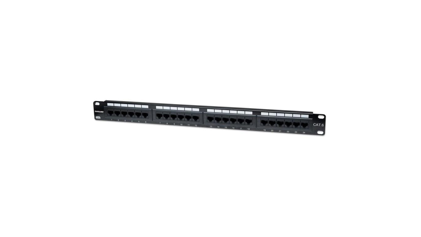 Patch panel UTP Cat6 24 porty RJ45