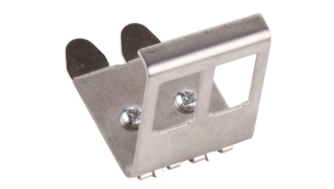 Adapter mocowania typu keystone na szynę DIN (TH-35) 2x moduł keystone ALANTEC