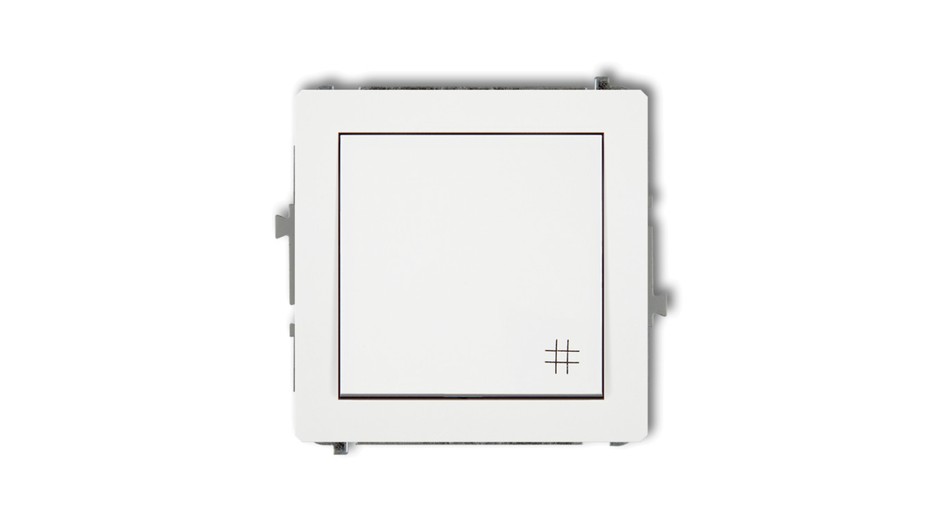 DECO Mechanizm łącznika krzyżowego, biały mat 25DWP-6