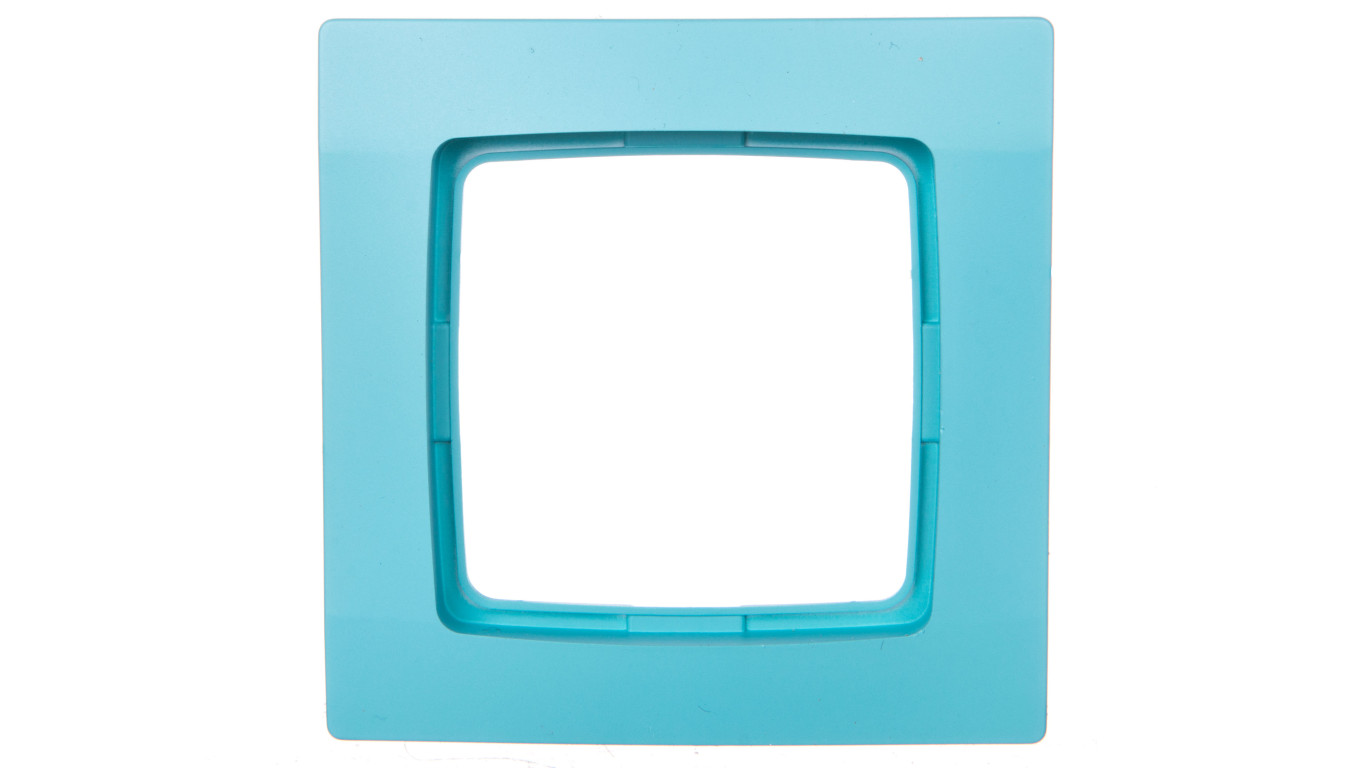 KARO Ramka pojedyncza satynowy turkus R-1S/59