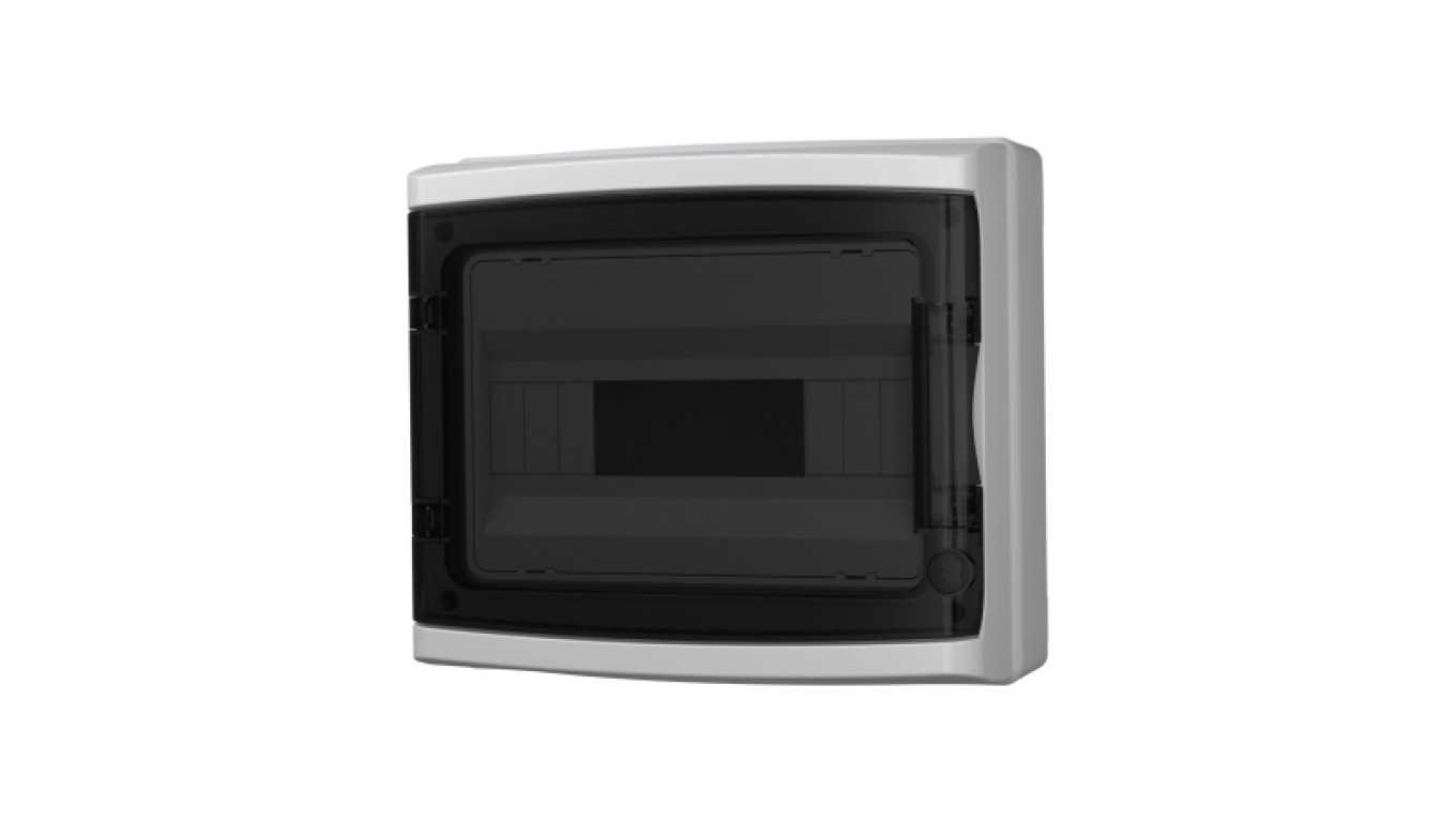 Rozdzielnica hermetyczna modułowa UV 400V AC 1000V DC 1x12 natynkowa IP 65 940.12 bezhalogenowa