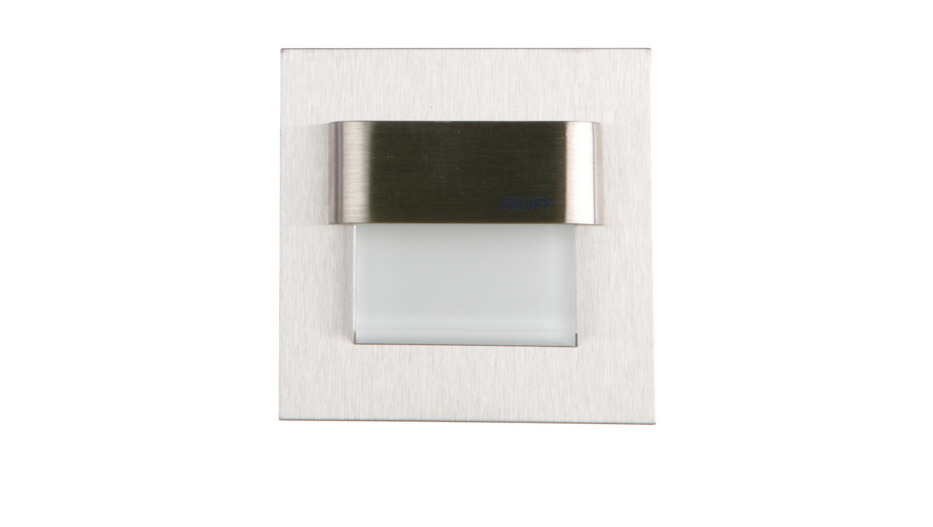 Oprawa przyschodowa TANGO LED Light 10 V DC 0,8 W IP 20 6500 K szlif Inox