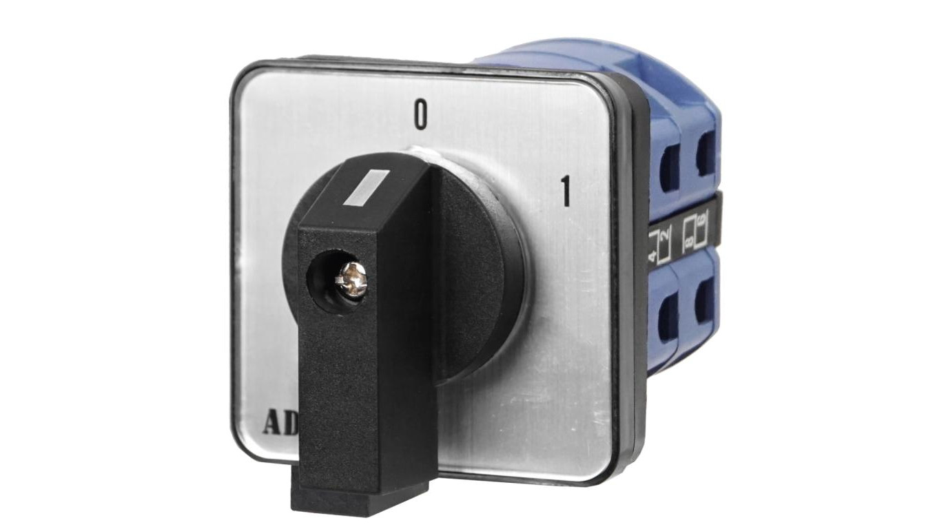 ŁĄCZNIK KRZYWKOWY 25A 0-1 3F TABLICOWY IP65 LT/25/01