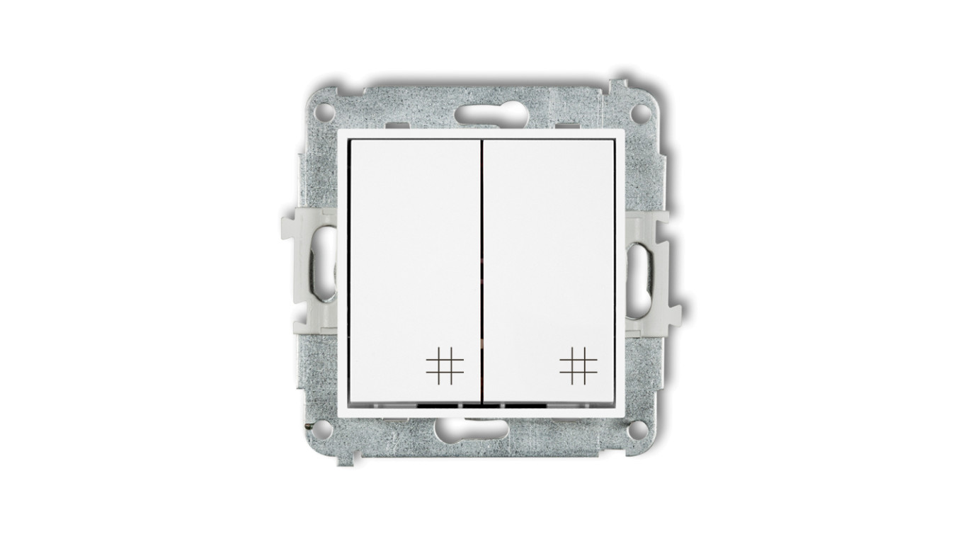 Mechanizm łącznika podwójnego krzyżowego biały MWP-66