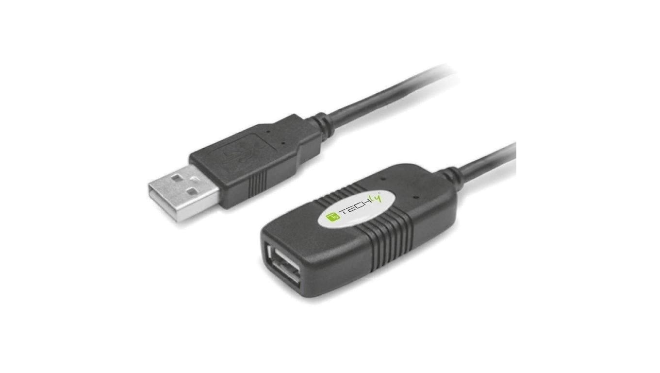 Przedłużacz kabel Hi-Speed USB 2.0 A-A M/F 10M Aktywny Tly IUSB-REP10TY
