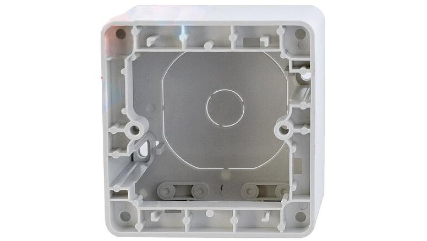 Puszka instalacyjna natynkowa do montażu termostatów pokojowych serii HW szara ESCO