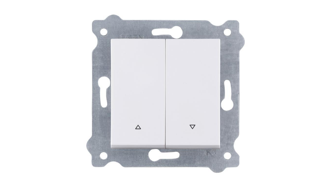 Przycisk roletowy Biały 250V 10A 216/01 EXEN