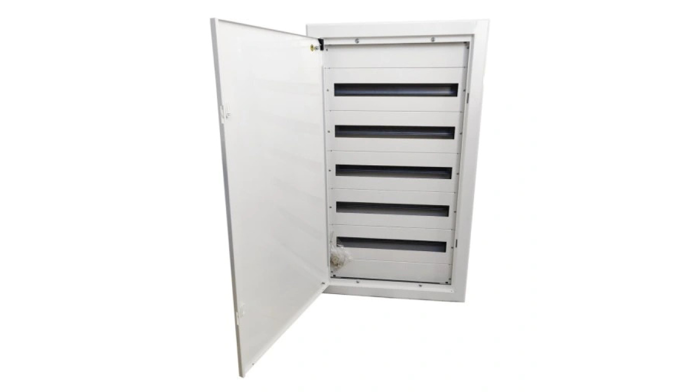 Rozdzielnica podtynkowa metalowa 5x24 modułów IP30 (400V AC) 965x523x130mm drzwi pełne KOLE SYSTEMS