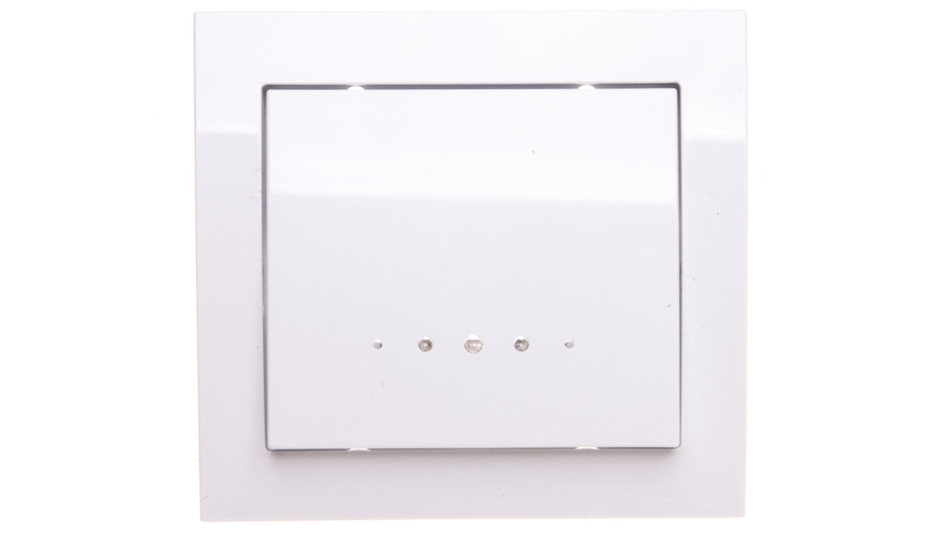 KIER Łącznik pojedynczy z podświetleniem biały ŁP-1WS/00