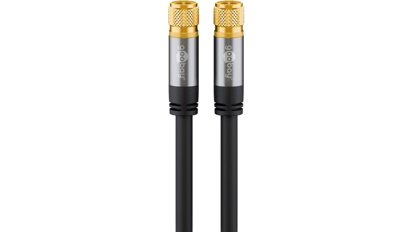 Kabel antenowy SAT (typ 135 dB), poczwórne ekranowanie - Długość kabla 10 m