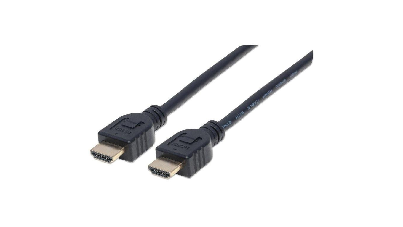 Kabel HDMI/HDMI V2.0 M/M Ethernet 3D4K Czarny Cl3 2M 353939