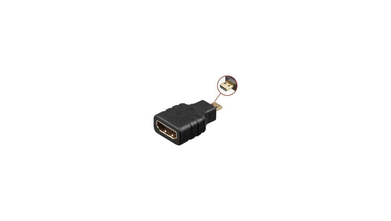 Adapter HDMI A Żeński na HDMI D Micro Męski