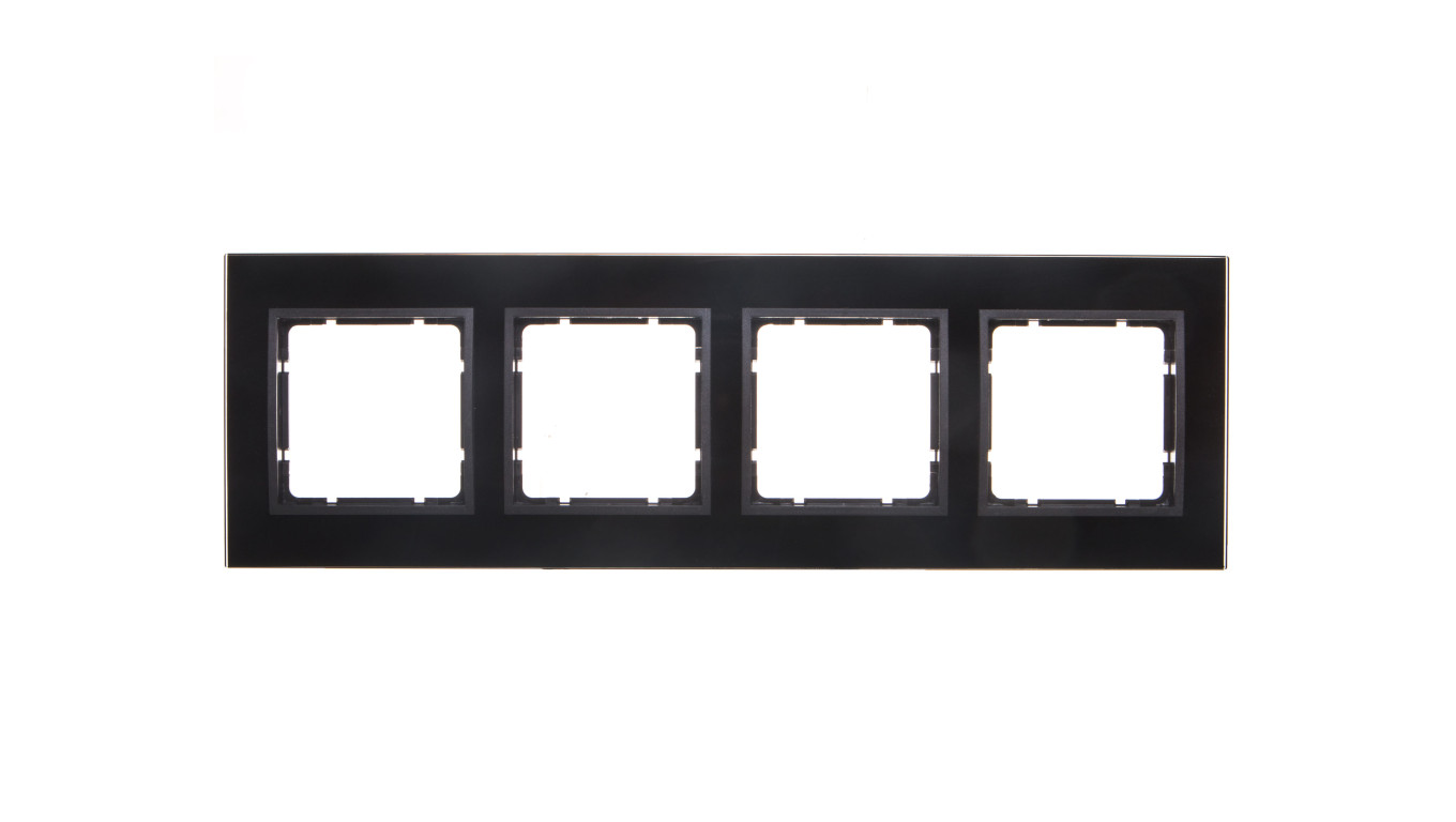 Berker B.7 Ramka antracyt 4-krot. Szklana 10146616