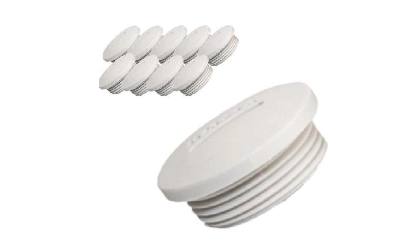 Trytyt Zaślepka do gwintu typu PG ZPG-36 jasnoszary 10szt