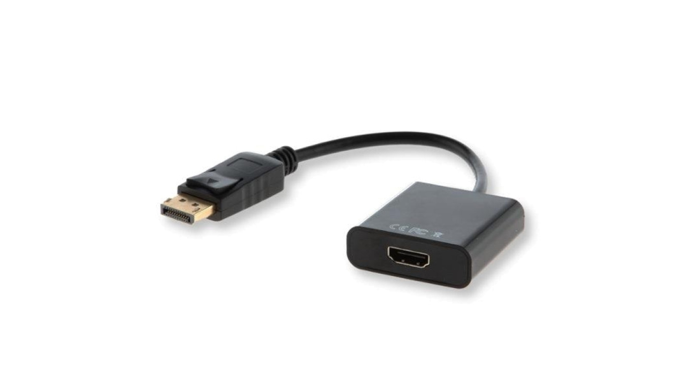 Adapter SAVIO cl-55 (HDMI F - DisplayPort M 0,10m kolor czarny)
