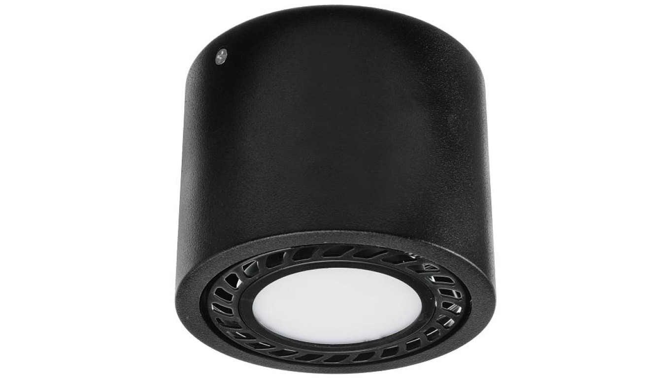 Oprawa sufitowa OVAL-MINI AR111 czarna black natynkowa