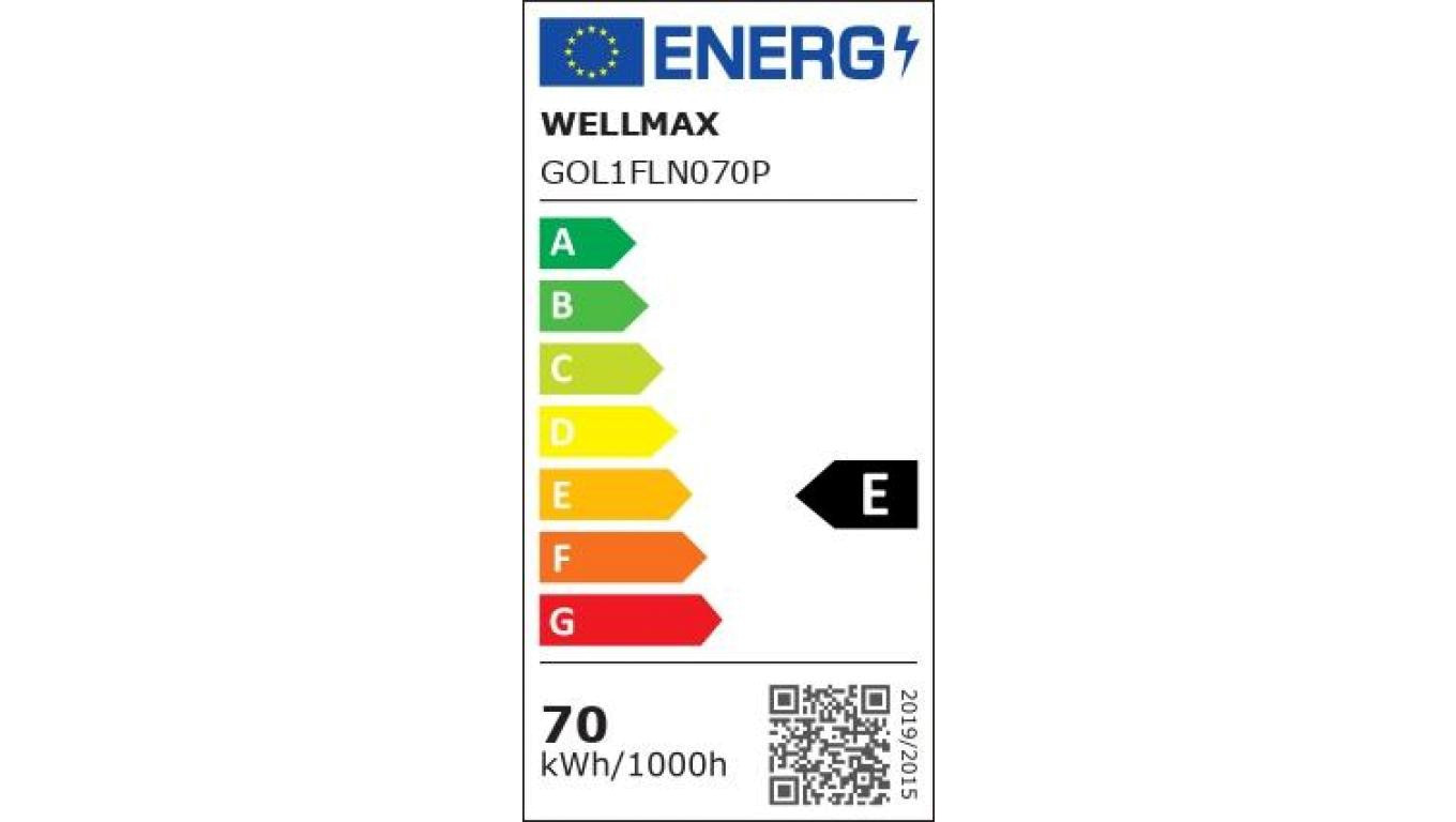 Naświetlacz LED 70W 95lm/W 6650lm IP54 Neutralna 4000K z czujnikiem ruchu SAMSUNG / GOL1FLN070P