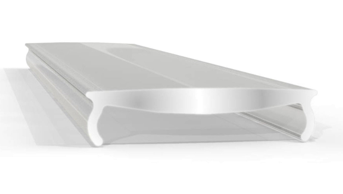 Klosz przezroczysty z poliwęglanu,długosc 4150mm