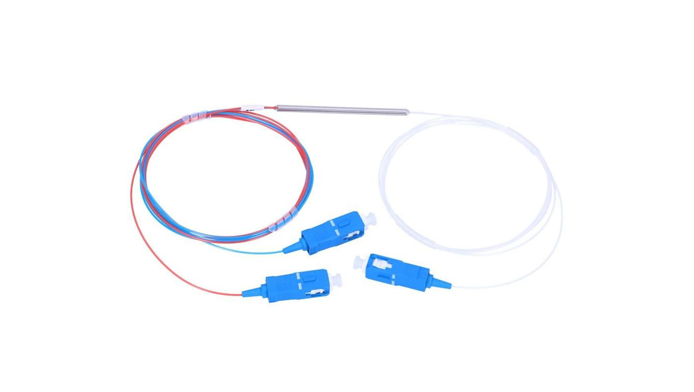 Splitter 45:55, 900um, 1m Extralink 1:2 FBT SC/UPC