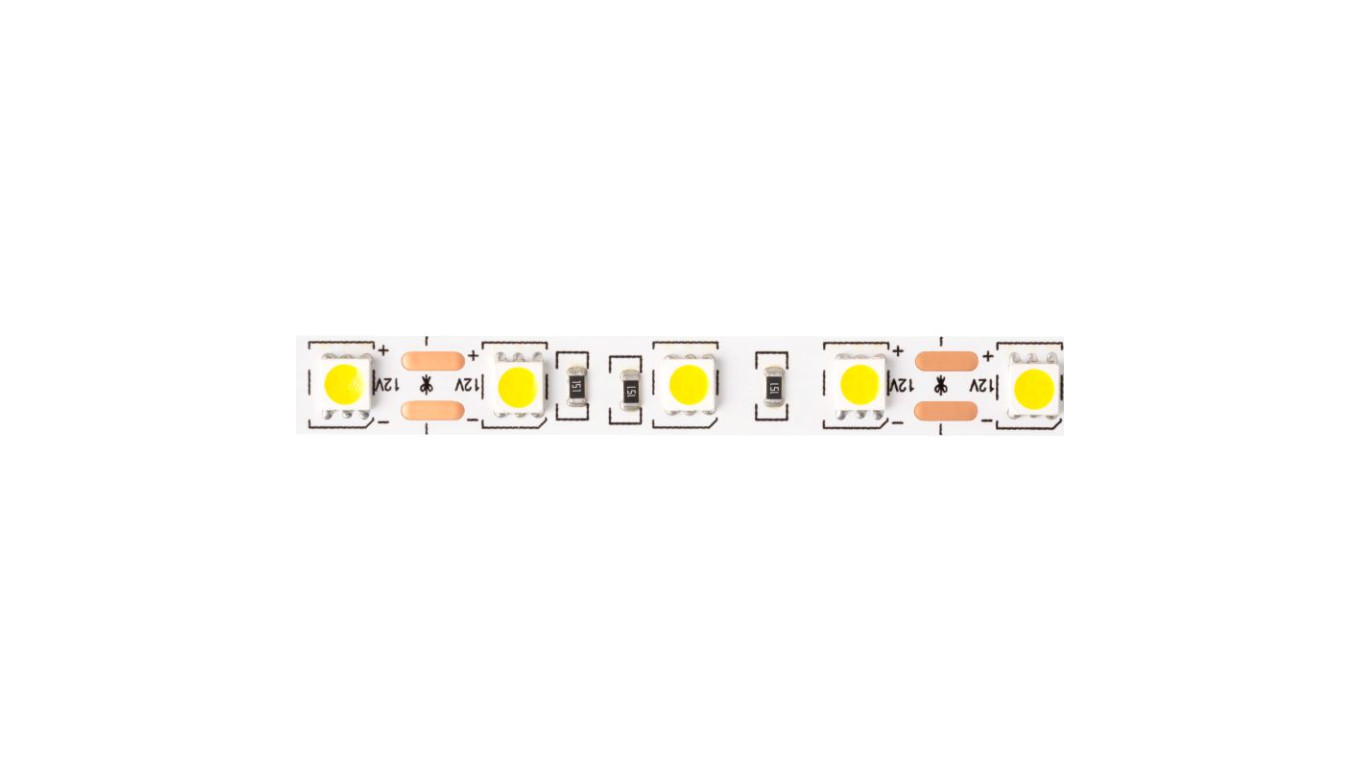Taśma LED 5050 60 diod/m 72W 14,4W/m 12V IP20 NW 4000K /5m/ EC79563