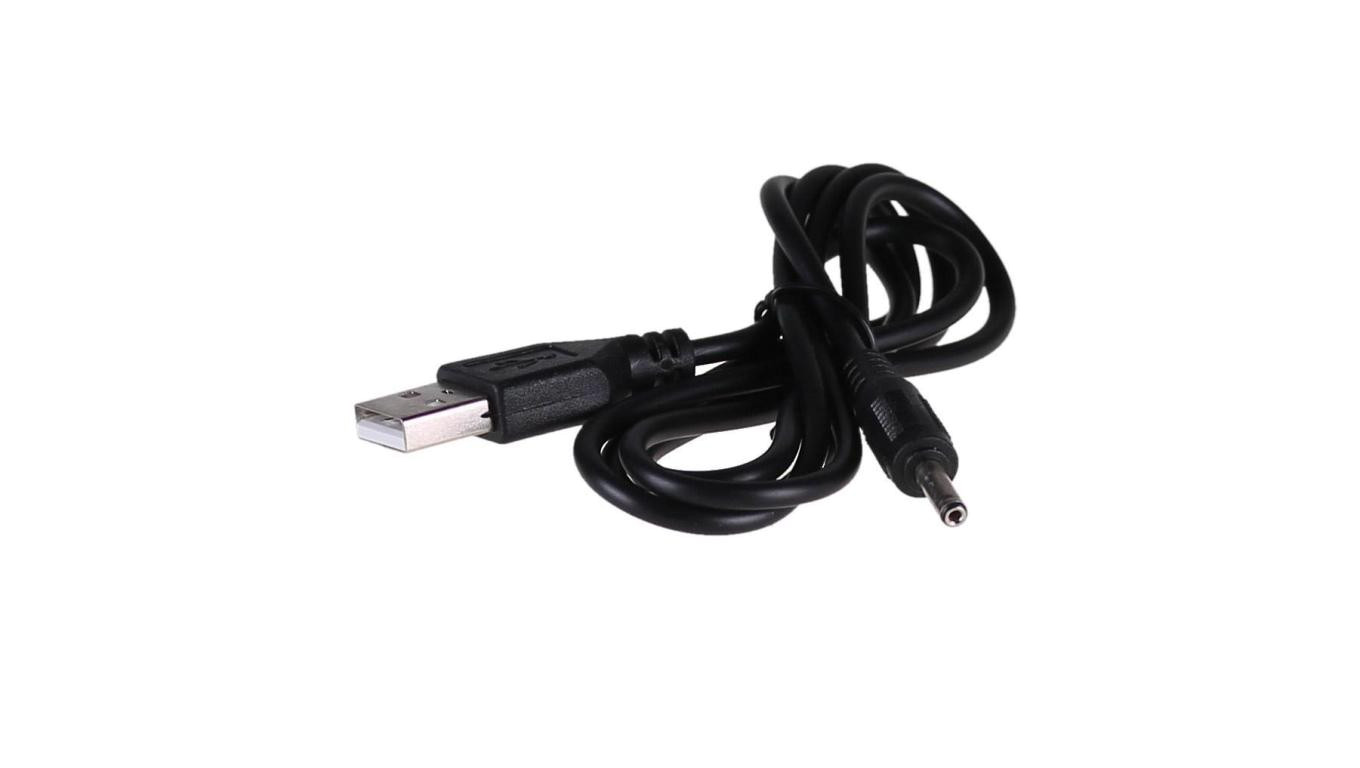 Kabel zasilający Akyga AK-DC-03 CU USB A (m) / 3.5 x 1.35 mm (m) 0.8 m