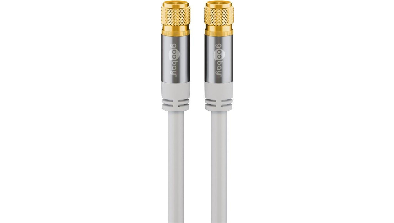 Kabel antenowy SAT (typ 135 dB), poczwórne ekranowanie - Długość kabla 3 m