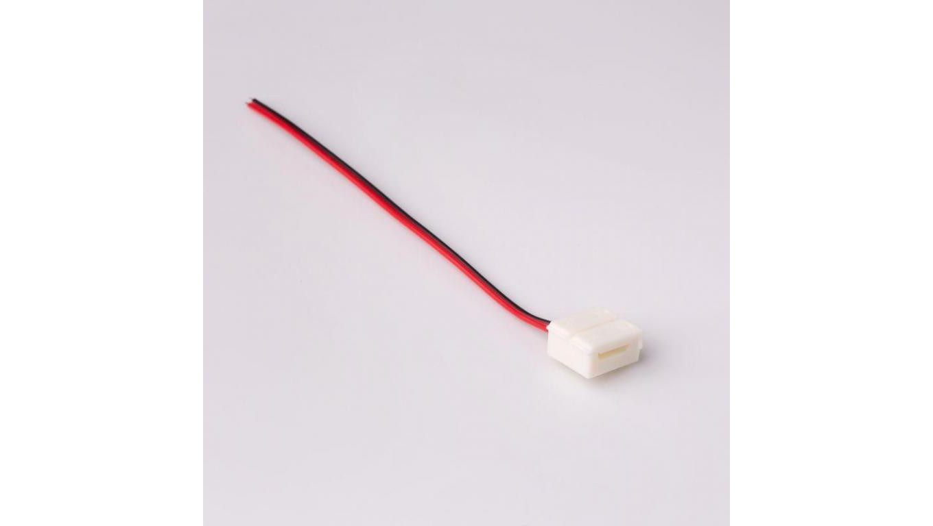 Złączka LED MON 10mm jednostronna z przewodem IP63